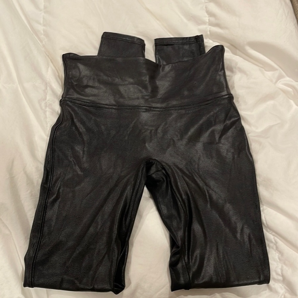 Spanx Faux Leather Leggings